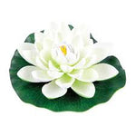 Deco Floating Water Lillies White 3pk