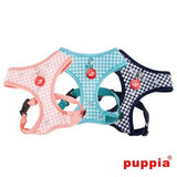 Puppia Aggie Harness [sz:small Cl:aqua St:aggie]