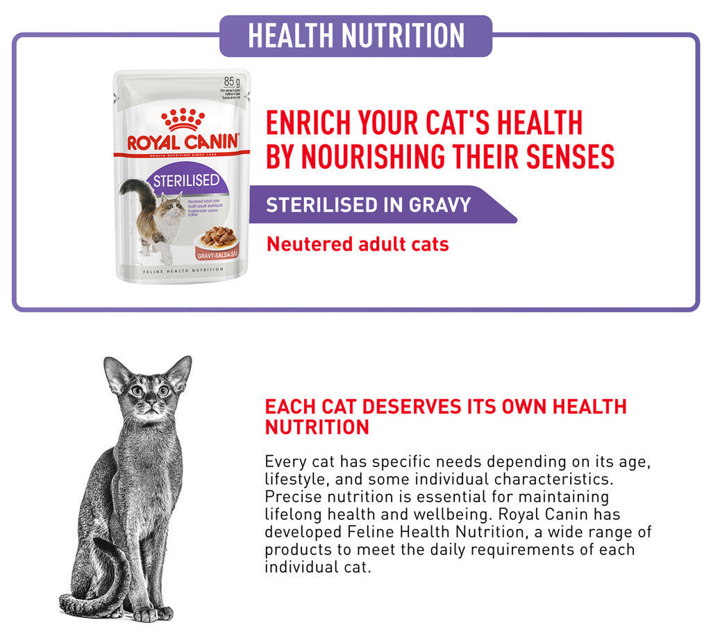 Royal Canin Adult Sterilised Gravy 85g