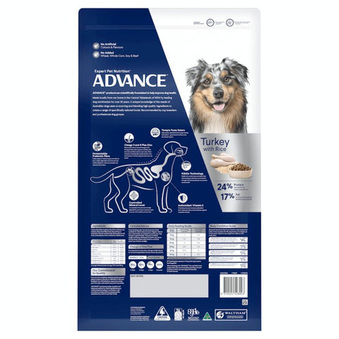 Advance Dog Medium Breed Turkey 15kg