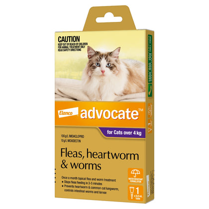 Advocate Cat Over 4kg Single 
