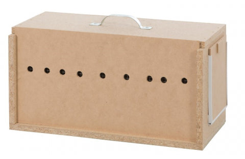 Wooden Bird Carry Box Single 41w X 19d X21hcm