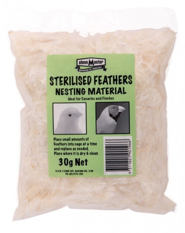 Nesting Feathers 30g Sterilized