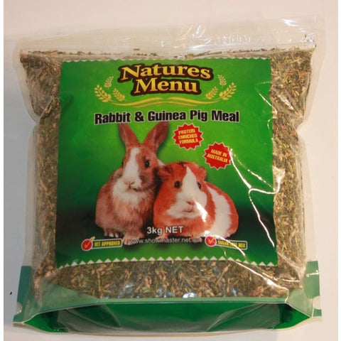 Natures Menu Rabbit & Guinea Pig Meal 3kg 