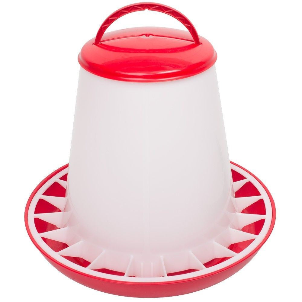 Red & White Feeder W Lid 2kg