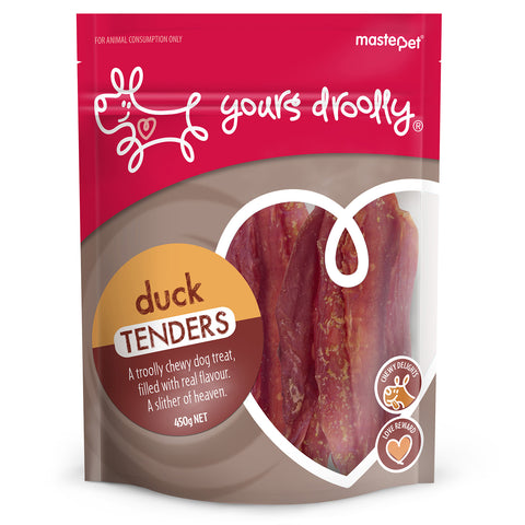 Yours Droolly Duck Tenders 450g