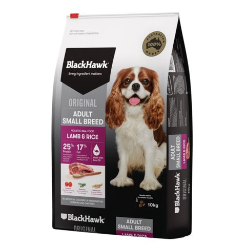 Black Hawk Dog  Lamb & Rice Small Breed 10kg*