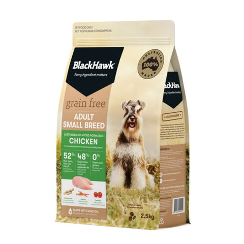 Black Hawk Dog Small Breed Grain Free Chicken 2.5kg*
