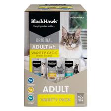 Slab Black Hawk Original Cat Adult Variety Pack 85gx12