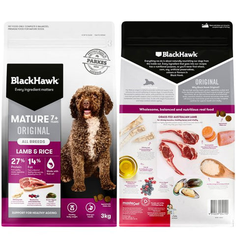 Black Hawk Mature Dog Lamb & Rice 3kg