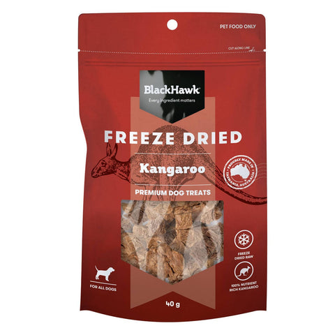 Black Hawk Freeze Dried Kangaroo Treats 40g