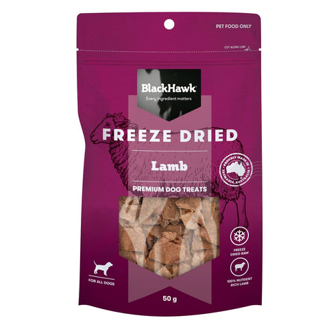 Black Hawk Freeze Dried Lamb Treats 50g