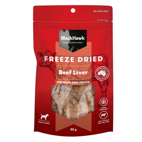 Black Hawk Freeze Dried Liver Treats 50g
