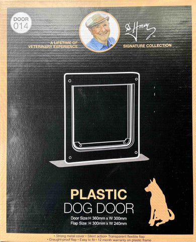 Classic Dog Door White Medium