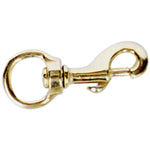 Swivel Hook Round Eye Brass Snap 25mm