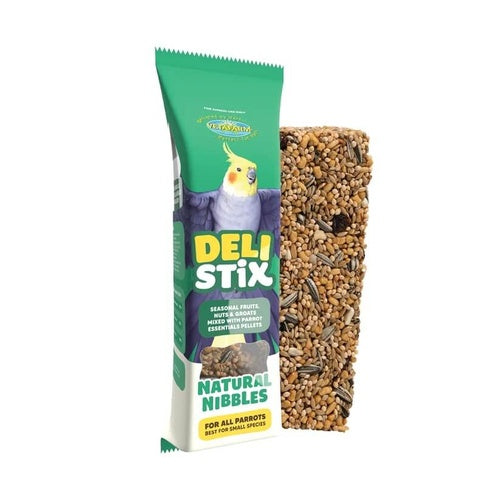 Vetafarm Natural Nibbles Small Parrot Deli Stix 100g