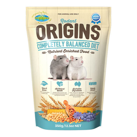 Vetafarm Rodent Origins Rat & Mouse 350g