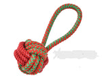 Durable Rope Ball W Loop 3 X 22cm Red 