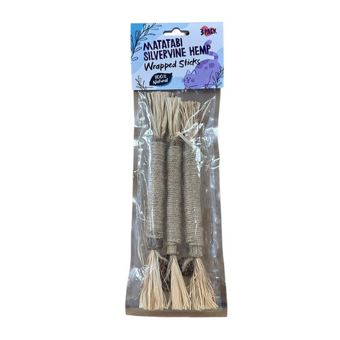 Matatabi Wrapped Sticks 3pk