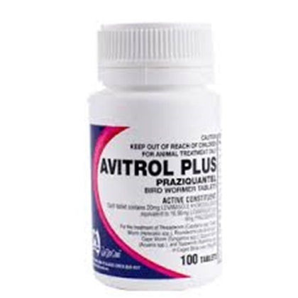 Avitrol Plus Bird Wormer Tabs 100pk