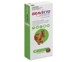 Bravecto Dog Chew Medium 10-20kg Green