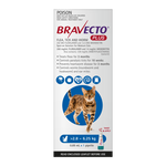 Bravecto Cat Plus 250mg 2.8-6.25kg Blue