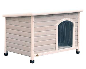 Kennel - Flat Roof Timber Bavarian 87.5x57.5x58cm Small 
