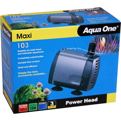 Aqua One Maxi 103 Powerhead 1200lph 1.2mh