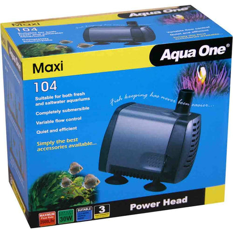 Aqua One Maxi 104 Powerhead 2000lph 2mh