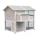 Chicken House Timber 160.5x141x141cm Two Storey