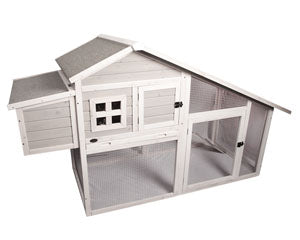 Wooden Chicken Coop 2 Storey 1972x810x1213mm