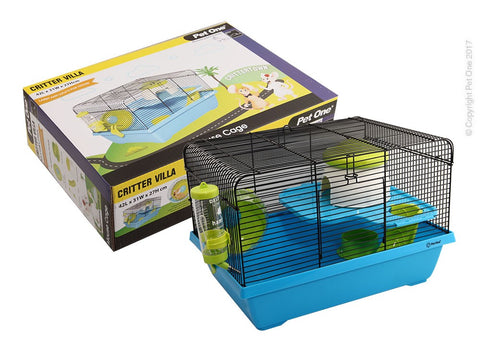 Pet One  Critter Villa Mouse Wire Cage 42x31x27cm