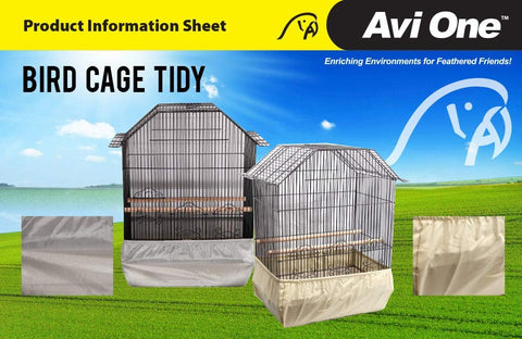 Avione Bird Cage Tidy Polyester 42*30cm Approx