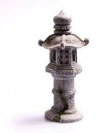 Aquaone Ornament Stone Lantern Pagoda 9.5x9x23cm