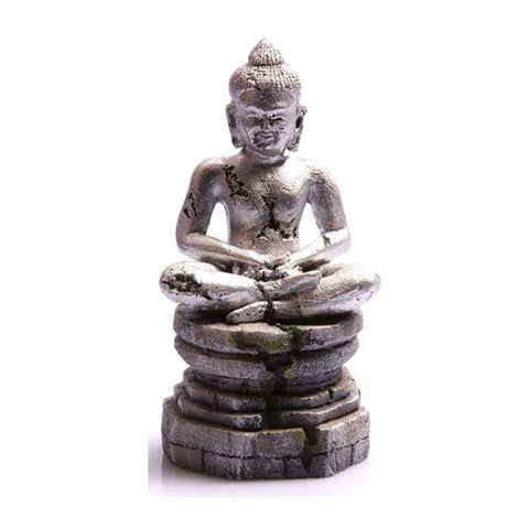 Aqua One Meditating Buddha Silver 9x8.5x17.5cm
