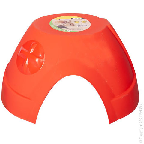 Pet One Igloo Hide Small Animal Red L 40x31x23cm