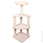 Pet One Scratching Tree Tower W Bed 45x45x116cm Cream