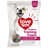 Love Em Beef Kangaro Mini Treats 200g