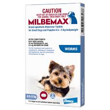Milbemax Dog 0.5-5kg 2 Tabs