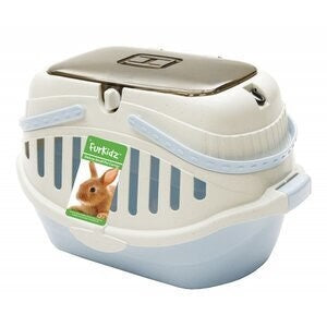 Furkidz Small Animal Carrier Large Blue 51x32x32xcm