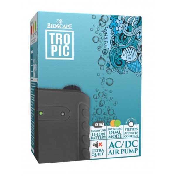 Bioscape Tropic Ac/dc Air Pump With Battery Back Up