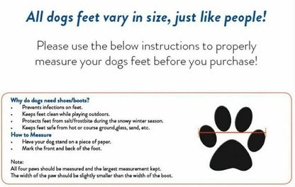 Zeez Dog Waterproof Boots Large Black 