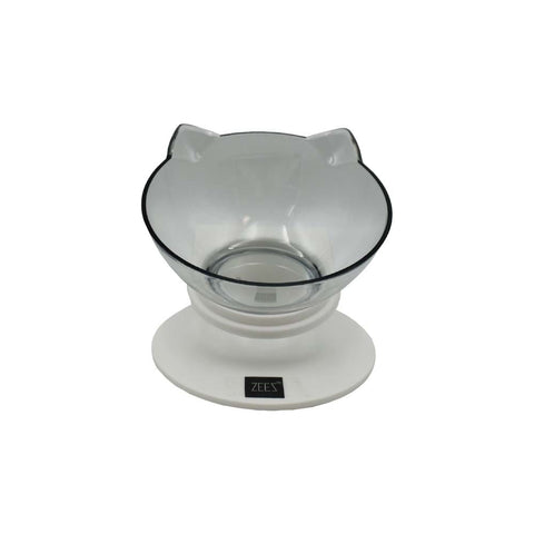 Zeez Single Elevated Tilted Cat Bowl 250ml