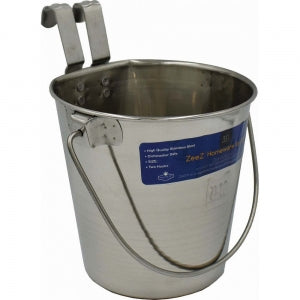 Stainless Bucket Flat Back 2.68l