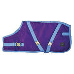 Zeez Supreme Dog Coat 43.5cm Grape Purple / Blue