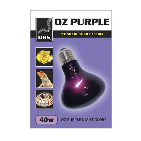 Urs Oz Purple Night Globe 40w