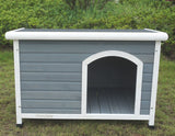 Kennel - Flat Roof Large 116x82x71.5cm  Grey