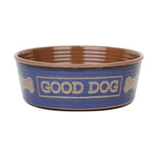 Barkley & Bella Bowl Good Dog Indigo Medium