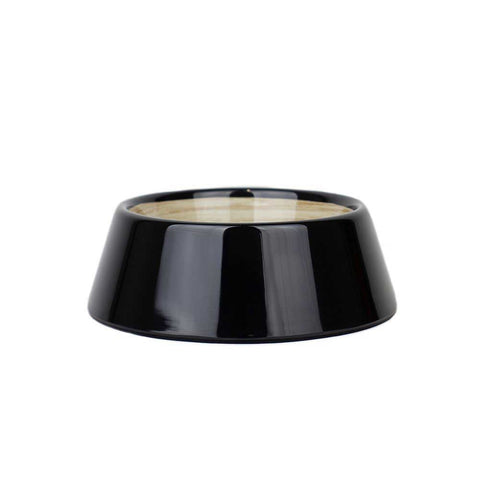 Barkley & Bella Bowl Melamine Black Bamboo Medium