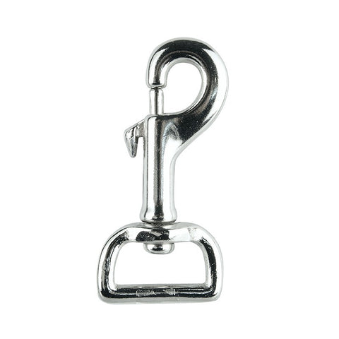 Snap Swivel Hook Brass Flat Eye 25mm